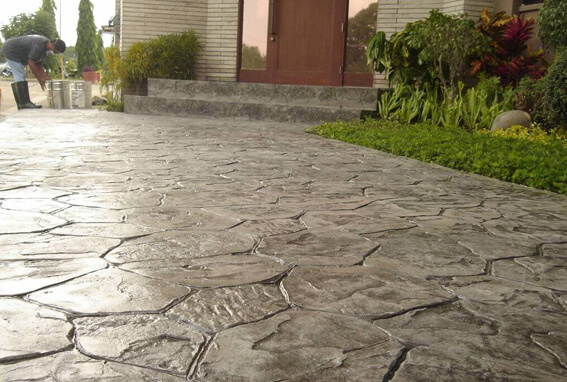 stamped concrete