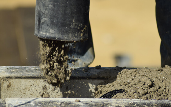 concrete pouring