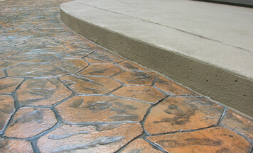 outdoor concrete patio