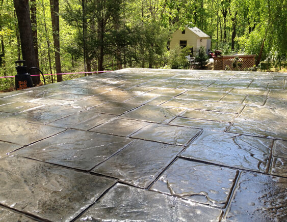 stamped concrete patio near me