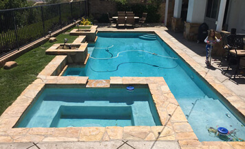 stamped concrete patio