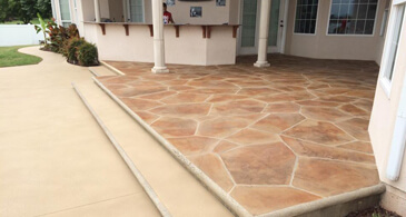 extend concrete patio