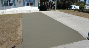 polished concrete floor