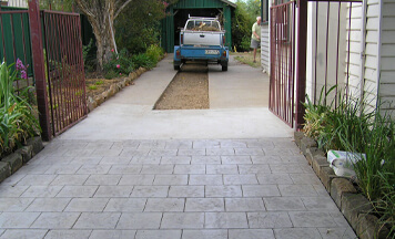 concrete walkways