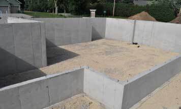concrete wall installation