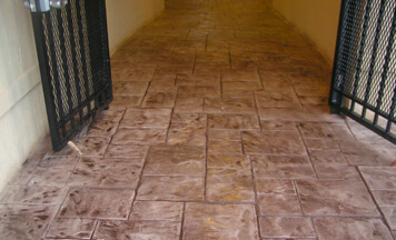 concrete floor overlay