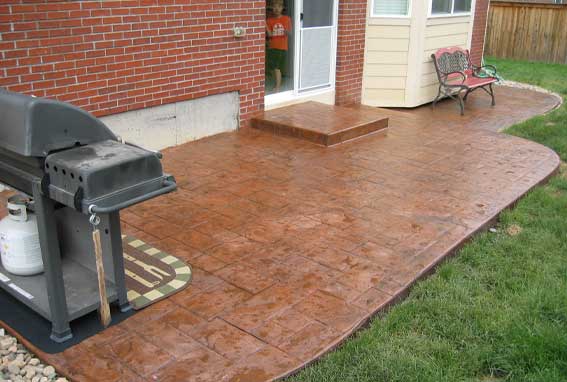 stamped concrete overlay Maryland